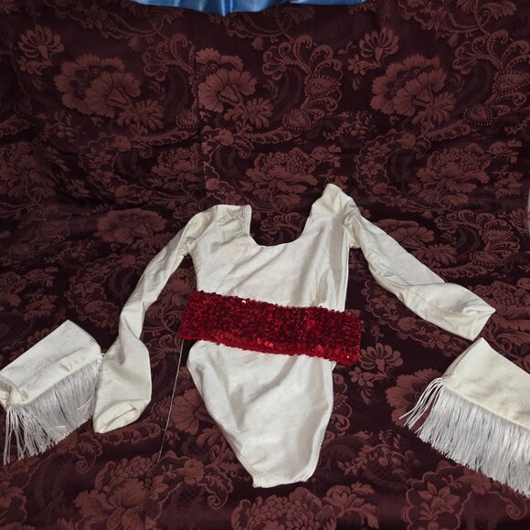 Vintage Dallas Texas Swirlettes Twirlers Western Sequin Costume - Picture 2 of 9